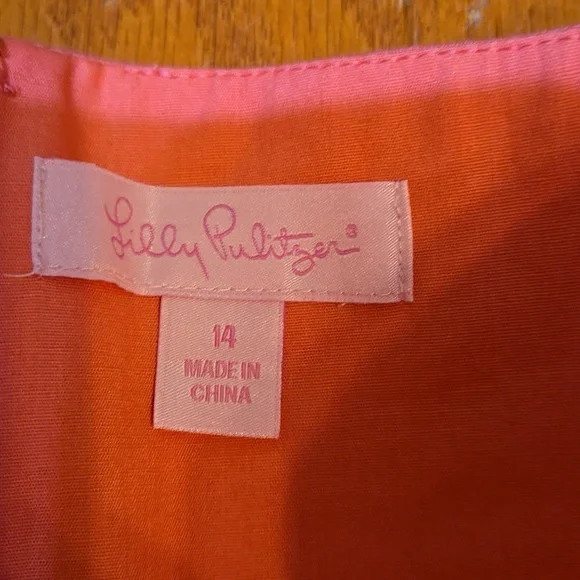 Lilly Pulitzer Pink Strapless Dress with Seashell Embroidery NWT size 14 - Picture 2 of 7